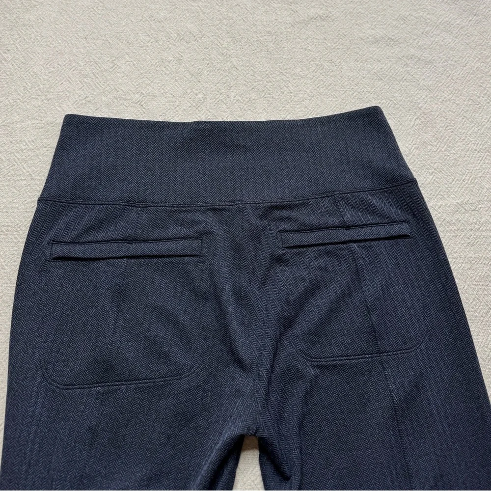 Athleta Delancey Herringbone Blue Tights Leggings L - Picture 8 of 9